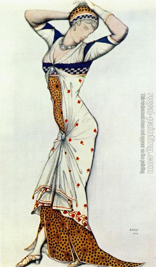 Leon Bakst : Design for a lady s dress